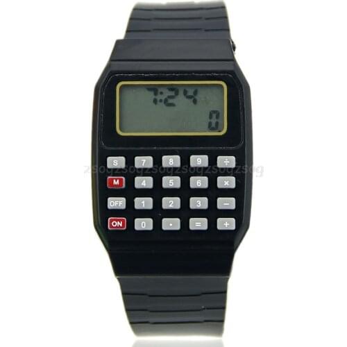 New Fad Children Silicone Date Multi-Purpose Kids Electronic Calculator Wrist Watch Au13 19 Droship
