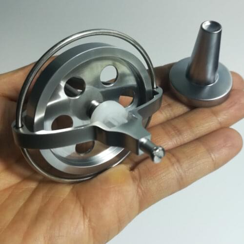 Instructional Equipment for Physical Antigravity of Inertial Flywheel with Balanced Opening for Metal Mechanical Gyroscope Toys