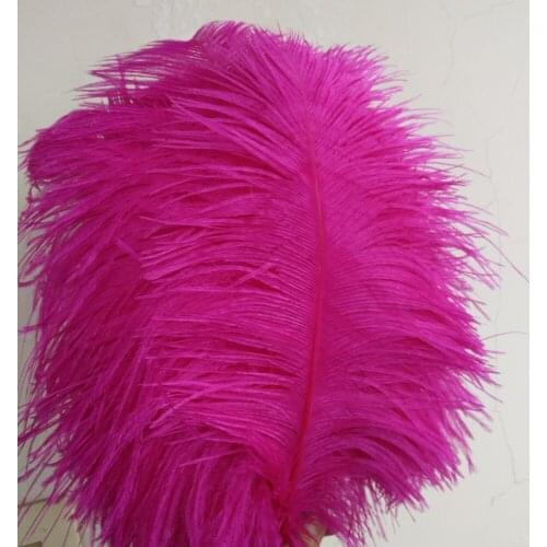 Wholesale beautiful rose ostrich feathers 100 pieces 16-18 inch / 40-45 cm Wedding celebration decoration