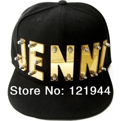 Personalized Acrylic Name Hat,Custom Mirror Acrylic letter Hat,Letter Cap,Hip Hop Black Hat,Baseball Hat,Gift for him