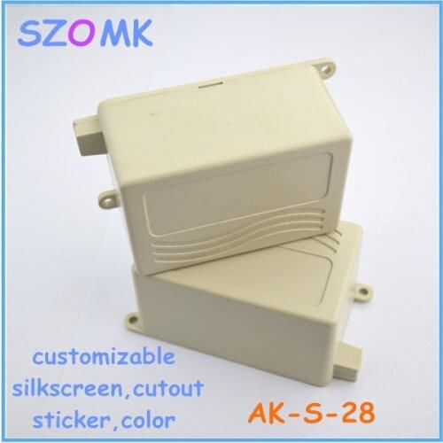 Plastic housing for pcb abs plastic enclosure (6 pcs) 86*45*36mm diy plastic junction box electronic 2014 new plastic box