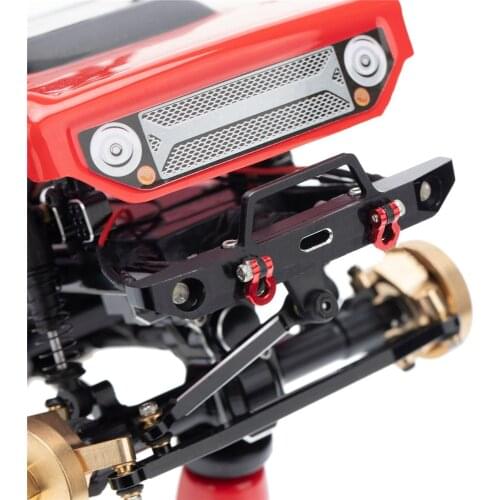 Anti-collision Metal RC Crawler Car Front Bumper Protective Bar for 1/24 Axial SCX24 90081 RC Crawler Car Upgrade Parts