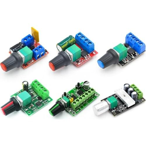 Mini DC 5A Motor PWM Speed Controller 3V-35V Speed Control Switch LED Dimmer