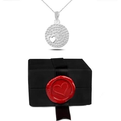 Ejoya Special In Sealed Box Cubic Zirconia Heart Necklace 81543