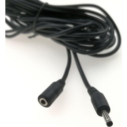 5M Meters 5V 2A 3.5*1.35mm 3.5/1.35mm DC Male to Female Extension Power Cable Cord for Webcam CCTV Camera Copper Wire