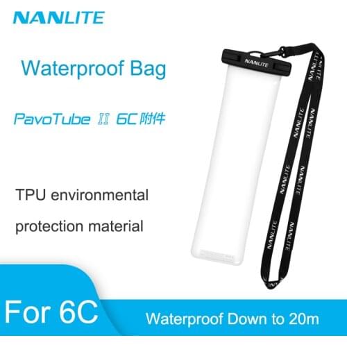 Nanlite Waterproof Bag For PavoTube II 6C Light Accessories