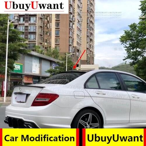 Rear Roof Lip Spoiler For BENZ C-Class W204 Spoiler C180 C200 C300 ABS Car Rear Wing Spoiler 2008-2014