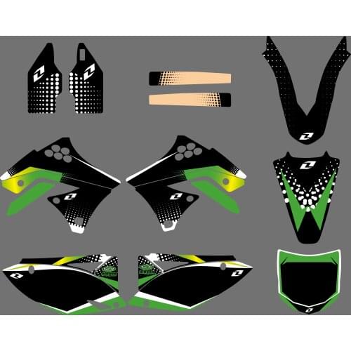 0068 New Style Team Graphics & Backgrounds Decals Sticker Kits for Kawasaki KX250F KXF250 KX 250F KXF 250 2009 - 2012 2011 2010