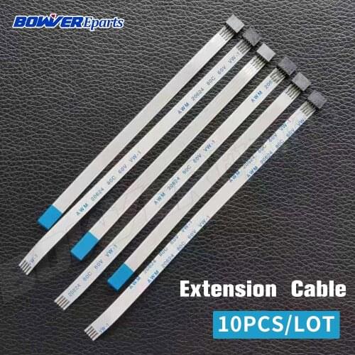 10PCS/lot Touch screen extension cord Flex Spacing Flat Extension Line Cable Soft Wire 4 PIN 4 wire 1.0 mm Gap 12mm Length