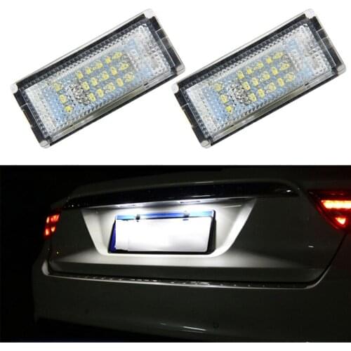 2pcs BMW led License Plate Light Canbus No Error Number Lamp For BMW 3 series E46 1998 1999 2000 2001 2002 2003 2004 2005