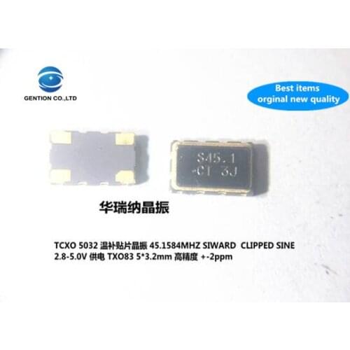 5pcs 100% new and orginal TCXO 5032 45.1584M 45.1584MHZ temperature subsidized chip crystal high precision + -2ppm 4 pins