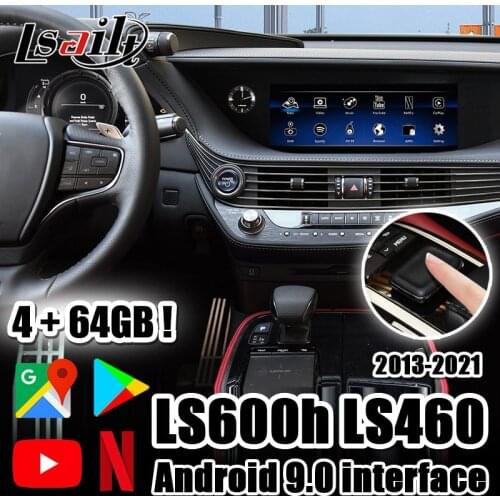 Lsailt PX6 Android 9.0 car Navigation video interface LS600h LS460 2013-19 with Carplay, Youtube , Netflix LX570 ES350h