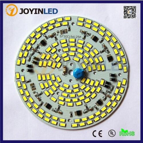 Free Shipping 2pc/Lot IC integrated Driverless AC LED module 50W 5730 PCB chip assembly for LED Ceiling Down Lights
