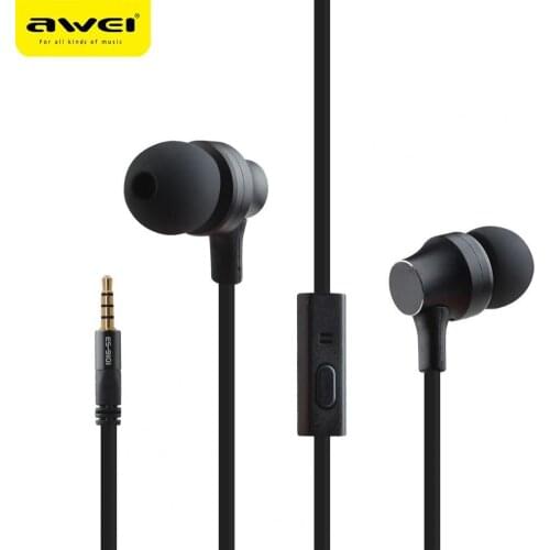 AWEI ES-910i Mini Wireless sports Earphones In-ear stereo Bluetooth Headphones with microphone Music gaming Headset Noise reduc