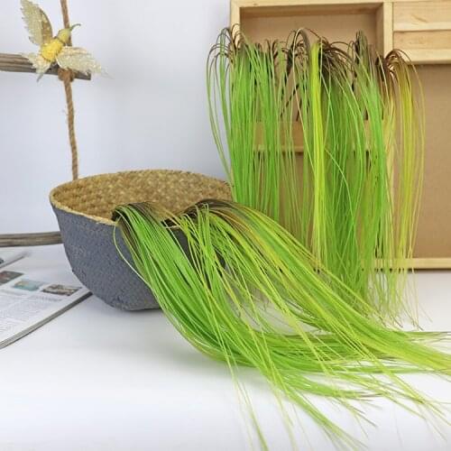 Buddha grass, beard grass, dragon grass, long cane, green landscape decoration, fake grass, plastic flower art