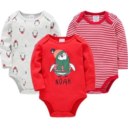 3PCS Newborn Baby Boys Rompers Pjiamas Infant Onesies Cute Cartoon Clothes Jumpsuit Baby Boys Overall Toddler Girls Clothing