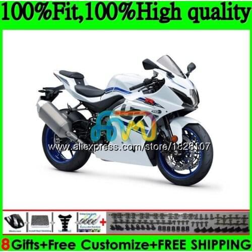 Glossy white OEM Injection For SUZUKI GSX-R1000 L7 L8 GSXR 1000 17 18 19 115BS.1 GSXR-1000 K17 GSXR1000 2017 2018 2019 Fairing