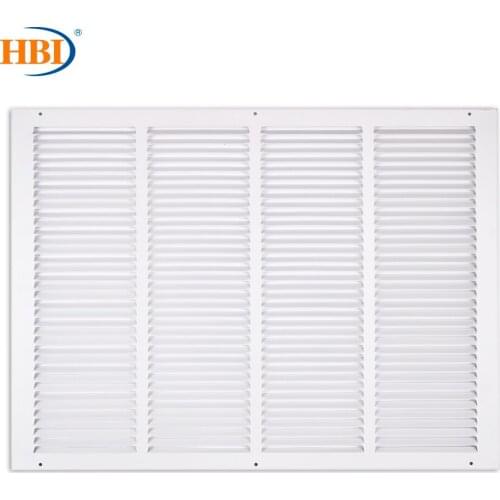 HBI 10PCS W24"xH18" Steel White Finished Return Air Grilles Ceiling Air Vent Ceiling Duct Cover Air Register Ventilation Grilles