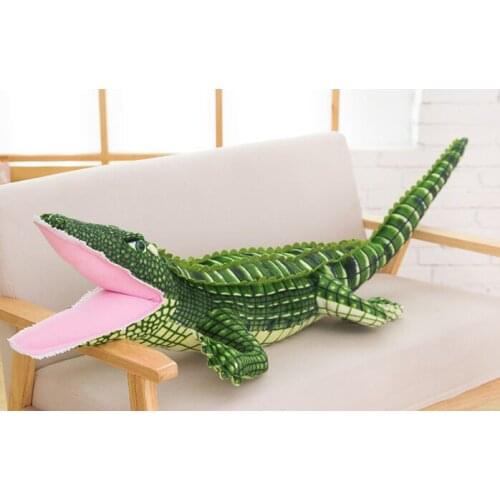 Simulation crocodile plush toy large 150cm doll soft throw pillow birthday gift b0812