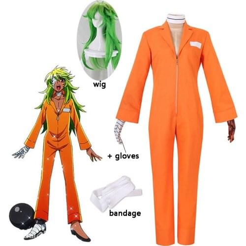 New Detentionhouse Nanbaka Niko No.25 Prison Clothes women men Cosplay Costume Halloween Cosplay Costume