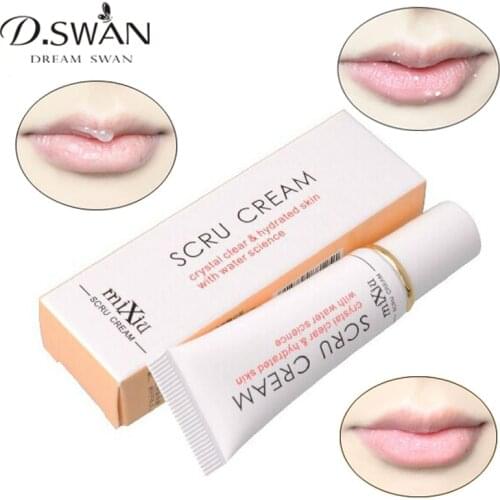 MIXIU Honey Gel Moisturizer Lip Scrub Cream Lip Exfoliator Hydrating Lip Balm Whitening Tender Soft