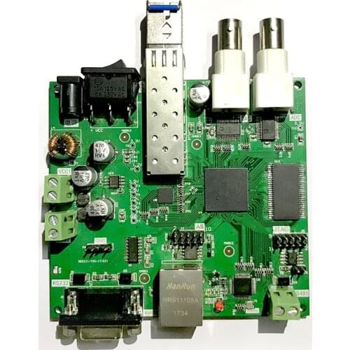 Multi-Interface Optical Transmitter RS232 485 Ethernet Port Video and Audio ADCs Two-Way Simultaneous