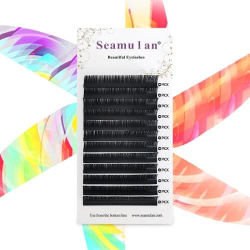 Seamulan natural false eyelashes extension soft mink lashes JBCD curl individual eyelashes faux cils makeup tool maquiagem