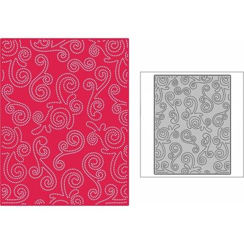 New Dotted Delicate Lace Pattern Background Panel 2021 Metal Cutting Dies for DIY Scrapbooking and Card Making Embossing Craft