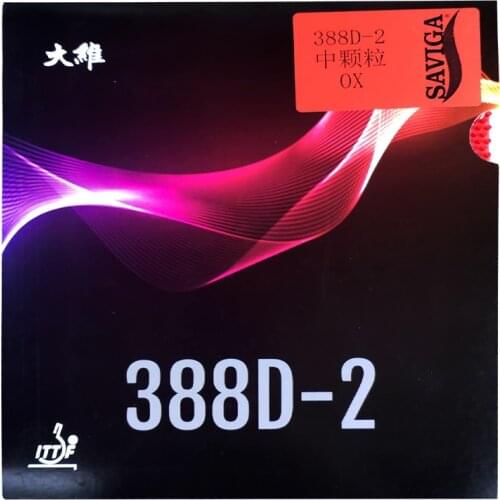 Original Dawei 388D-2 ITTF Table Tennis Rubber Long Pimples OFF Attack for Table Tennis Racket Game