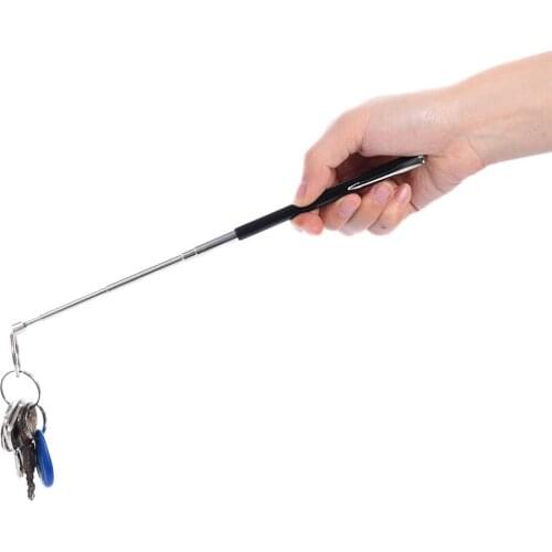 Portable Telescopic Magnetic Pick Up Rod Tool Stick Extending Magnet Home Improvement Tools Pocket Clip Tool