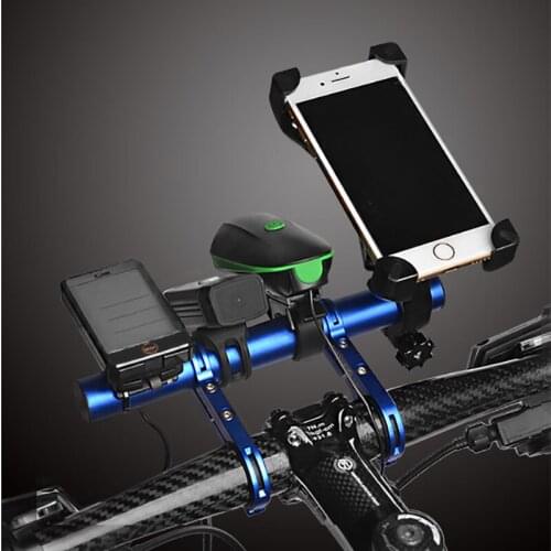 10CM Bicycle Handlebar Extended Bracket Headlight Mount Bar MTB Bike Cycling Lantern Lamp Support Rack Stand Flashlight Holder