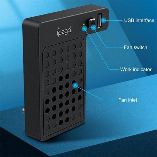 Vertical Cooling Fans For Xbox Series X Console Station Cooler External USB Port Fan For XBOX Series X Gaming Accessories