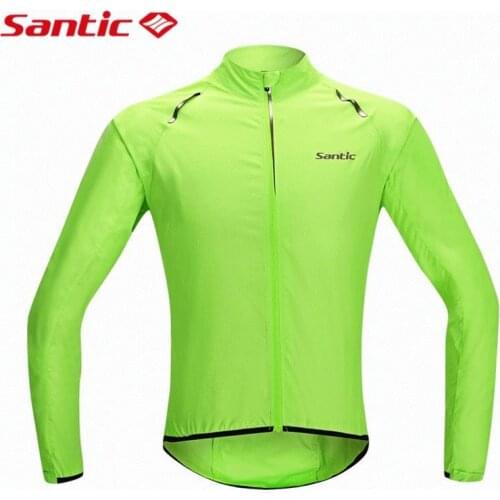 Santic Waterproof Cycling Jersey Rain Jacket Ropa Ciclismo/Windproof Windcoat Bicycle Clothing MTB Bike Jacket Cycle Raincoat