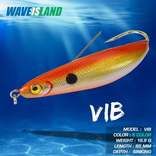 WAVEISLAND Fishing Lures Mino Bait 19.9g 8.5cm Minnow Sinking Bass Fishing Lures Pesca Articulo De Pesca Isca Artificial Wobbler