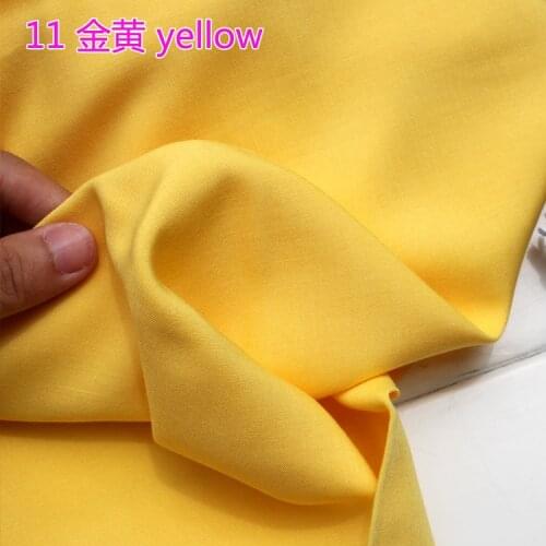 Yellow Viscose Fabric Cotton Fabric Silk Artificial Cotton Fabric Skirt fabric 60" Wide Sold By The Yard Free Shipping