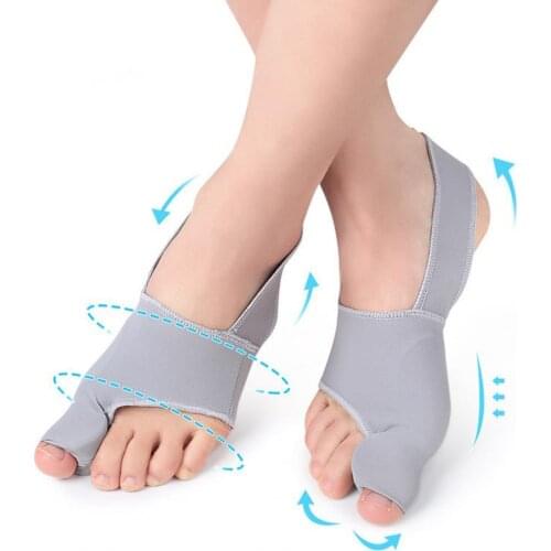50% Hot Sale 1Pair Toe Separator Elastic Anti-Wear Soft Unisex Toe Straightener Corrector for Foot Care