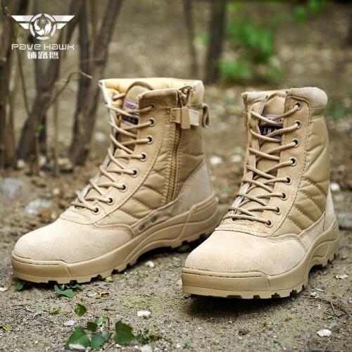 SWAT Sneakers Desert Tactical Military Boots Men Special Force Uniform Work Safety Shoes Army Boot Zipper Combat Boots Women