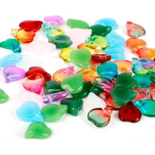 Charms Beads Petal Czech Glass Flower Beads For DIY Jewelry Making Accessory