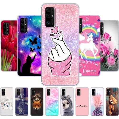 For Honor 30 Premium Case BMH-AN10 Silicon Soft TPU Back Phone Cover For Huawei Honor 30 Pro Plus + EBG-AN10 Protective Coque
