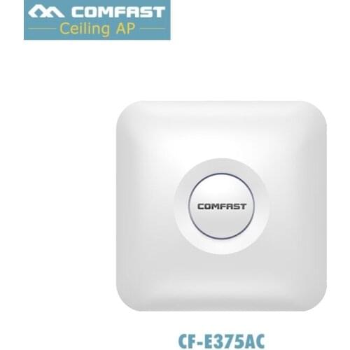 COMFAST CF-E375AC indoor wireless router 1300M Ceiling AP openwrt WiFi Access Point AP 4dbi antenna 48vpoe wifi signal amplifier