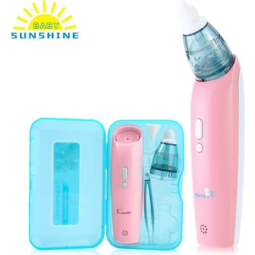 Baby Electirc Nasal Aspirator Safe Fast Hygienic Snot Sucker With 3 Adjustable Suction for baby Toddler Nose Cleaner Top Quality