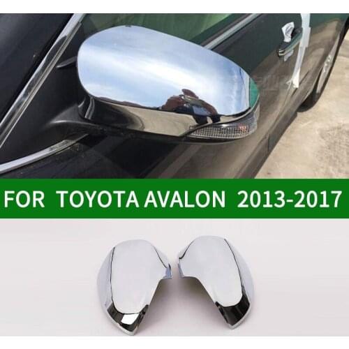 For TOYOTA AVALON xx40 2013-2017 car Rearview mirror cover trim, accessories chrome silver Side Turn Signal Mirror Covers 2014