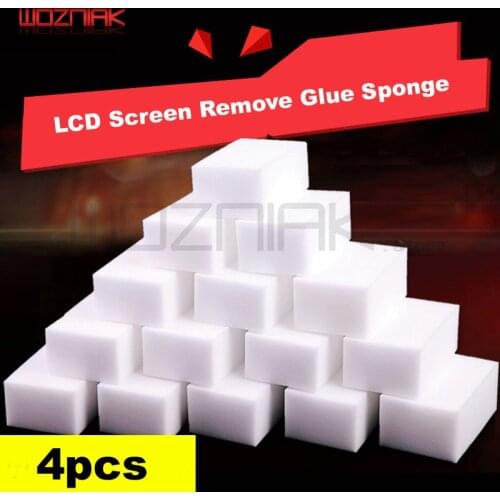 Mobile Phone LCD Screen Rubbing Remove Glue Sponge Delete OCA Rubber Cotton 4pcs/1 pack
