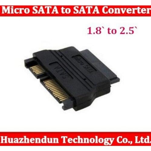 Whole sale SATA-300 / SATA2.0 SATA-600 / SATA 3.0 supported mSATA micro SATA to SATA converter adapter 1.8` to 2.5` inside use