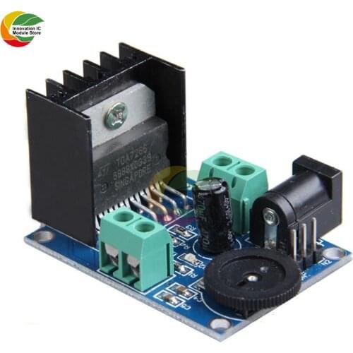 Ziqqucu TDA7266 7W+7W Audio Stereo Amplifier Module HIFI Audio Board Dual Channel Amplifier Module for Speaker