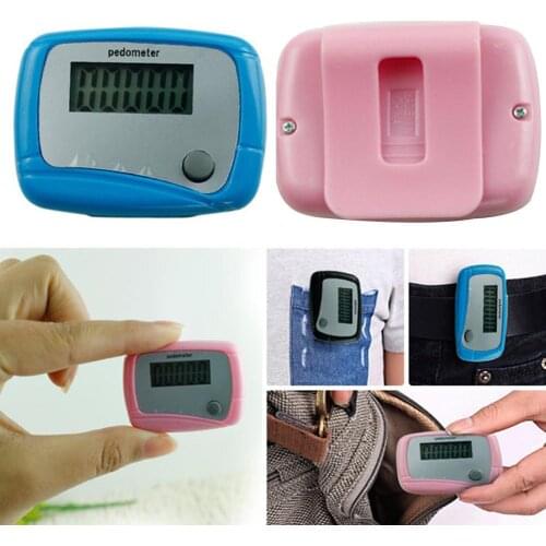 Portable Mini Digital LCD Pedometer Sports Walking Running Step Counter Meter фитнес браслет