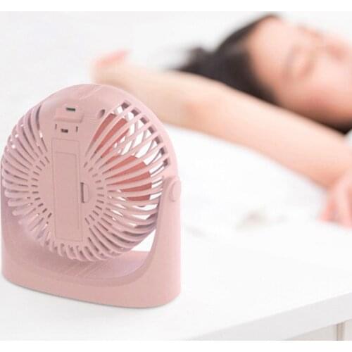 Mini USB Portable Cooling Fan Summer Silent Rotary Home Office Desk Air Cooler
