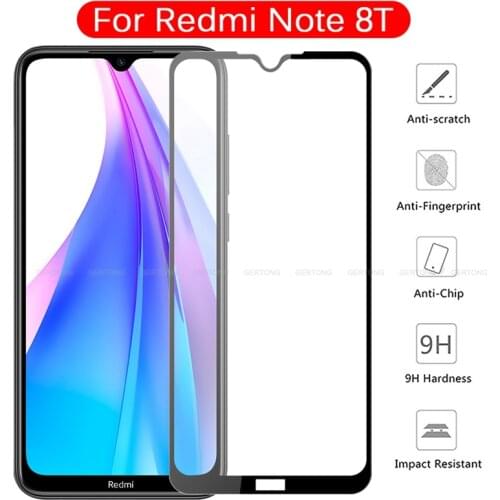 Shockproof Tempered Glass For Xiaomi Redmi Note 8T 2019 Screen Protector Safety Glass on Redmi note 8 T 8T Protect Film 6.3inch