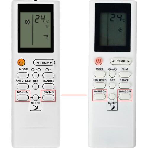 Conditioner air conditioning remote control suitable for galanz GZ-24B-E1 GZ-24A-E1 GZ-27B