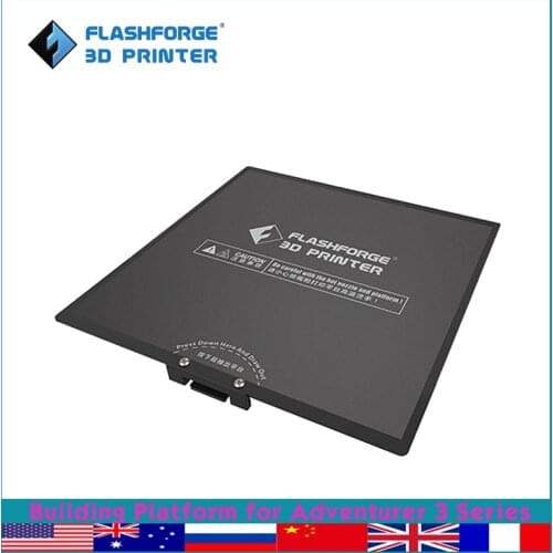 Flashforge Build Plate For Adventurer 3/3C/3Lite 3D Printer Parts Impresora 3d Replacement Building Platform
